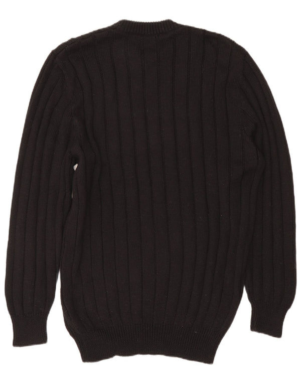 Vintage ženska džemper haljina IT 50 XL crna vuna