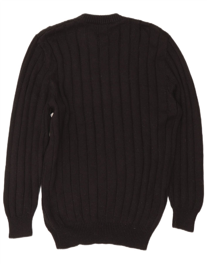 Vintage ženska džemper haljina IT 50 XL crna vuna