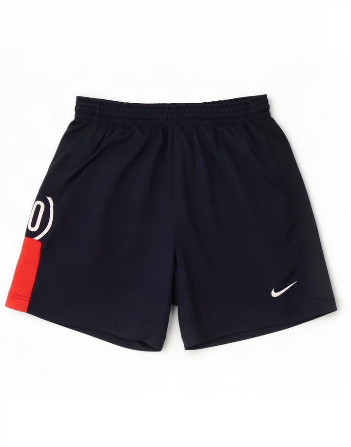 Nike muške grafičke sportske kratke hlače srednje tamnoplave poliesterske boje