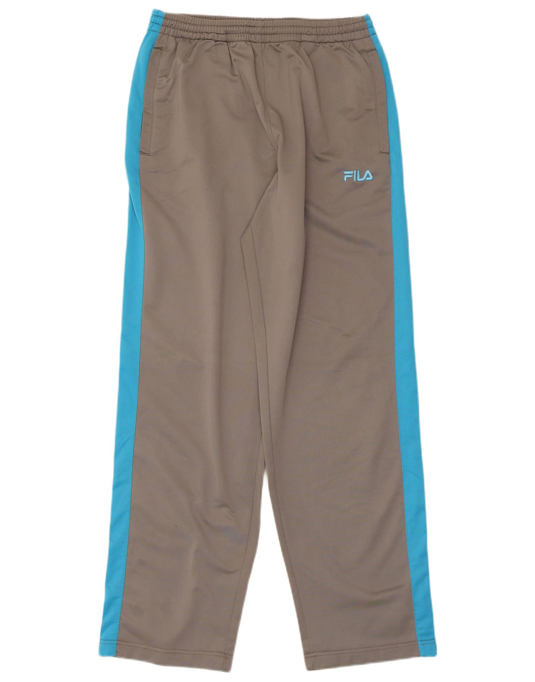 FILA Mens Tracksuit Trousers Small  Grey Colourblock Polyester Vintage Fila and Second-Hand Fila from Messina Hembry 