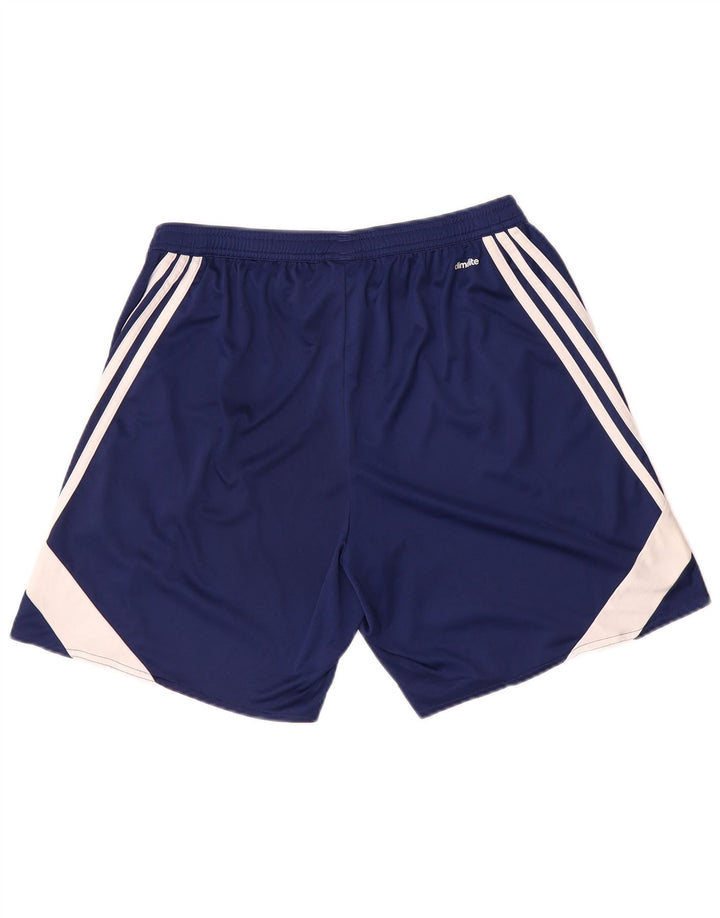 Adidas muške sportske kratke hlače Climalite, veliki tamnoplavi poliester