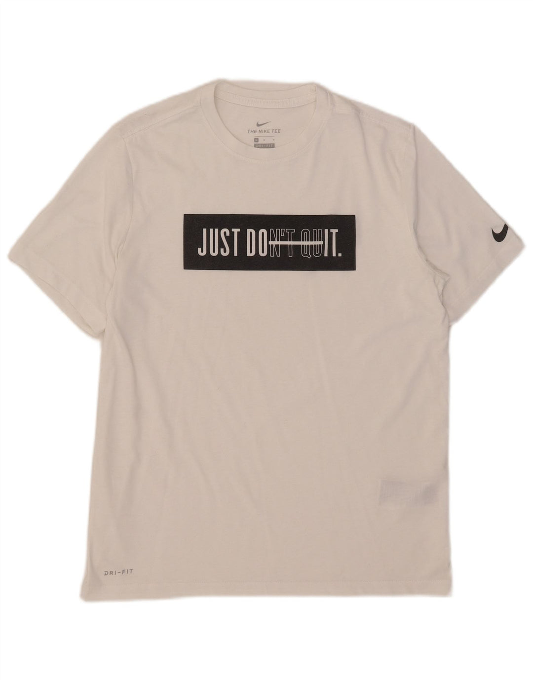 Nike Dri Fit Graphic T-Shirt majica srednje veličine, bijeli pamuk