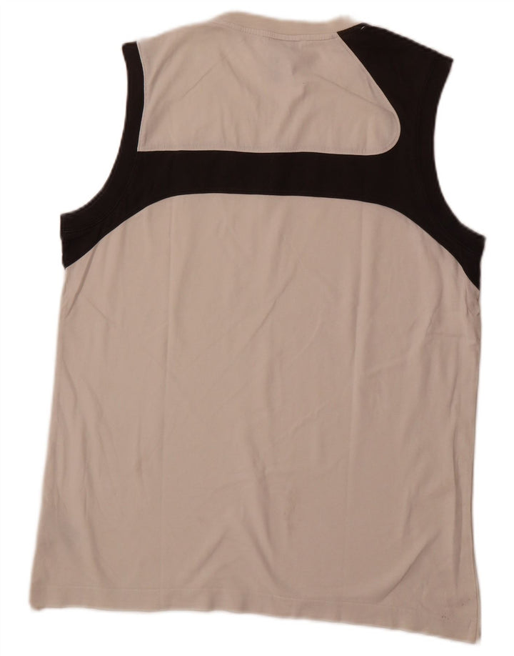 ADIDAS muški gornji dio prsluka veliki bijeli pamuk u boji