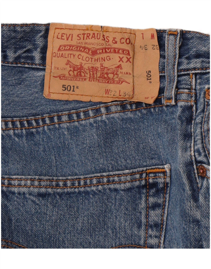 Levi's muške 501 ravne traperice W32 L34 plave