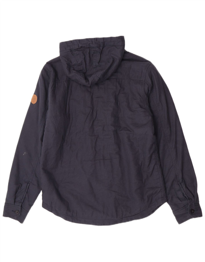 Rip Curl muška pomoćna jakna s kapuljačom UK 38 srednje tamnoplavi pamuk