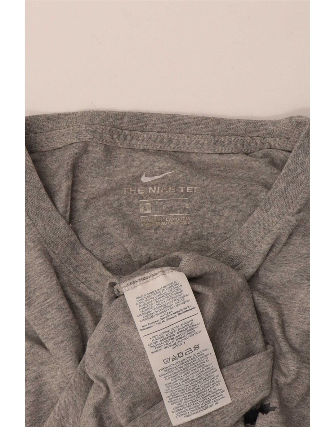 Nike muška majica s grafičkim motivima, veliki sivi pamuk
