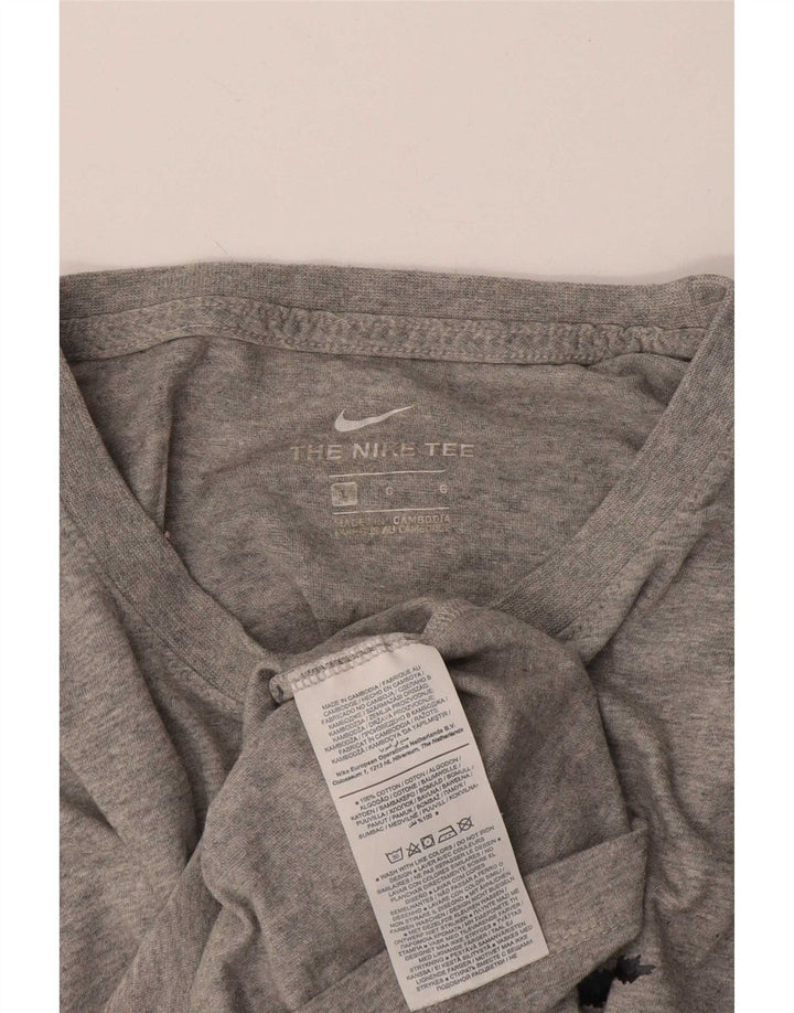 Nike muška majica s grafičkim motivima, veliki sivi pamuk