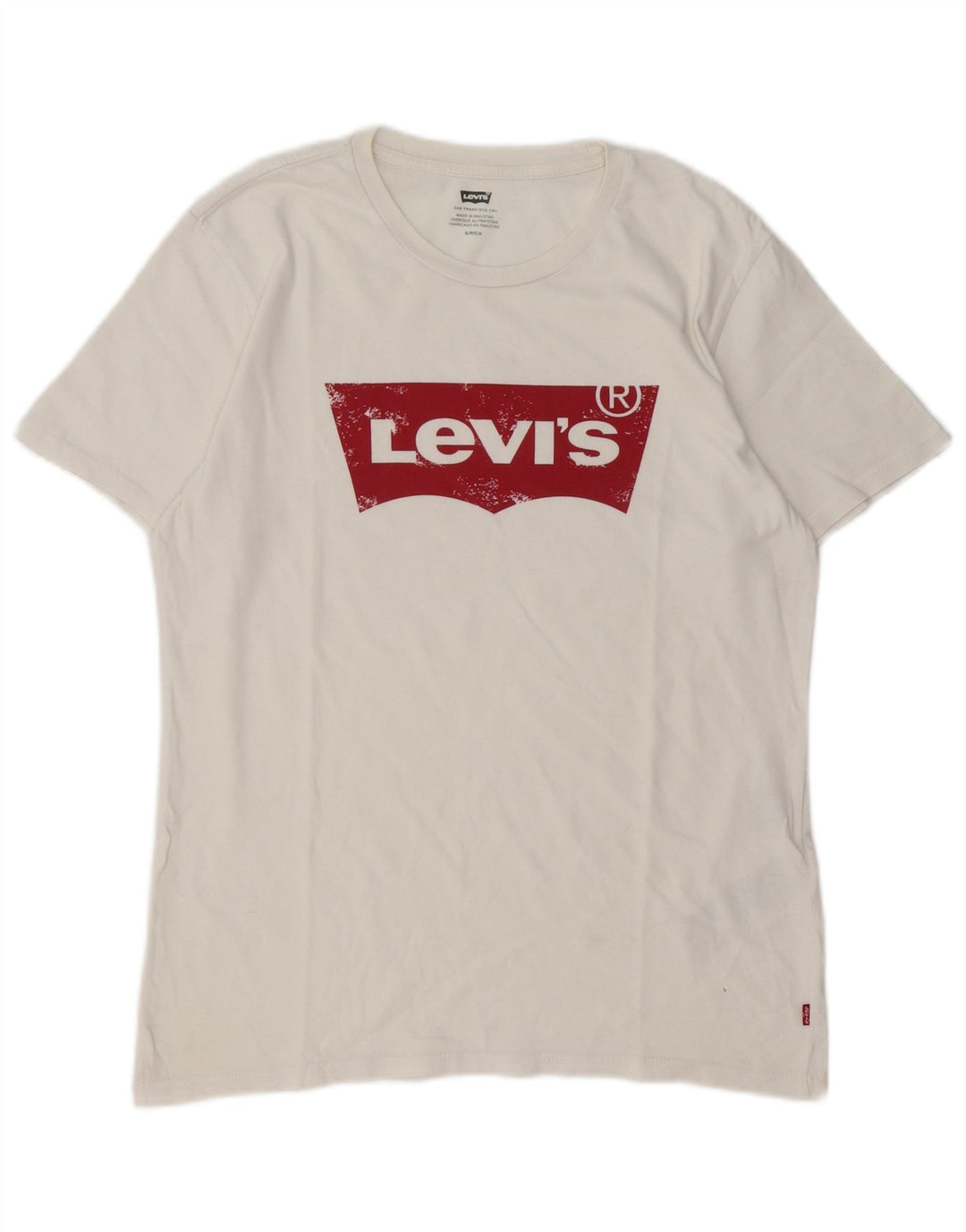 LEVI'S Majica kratkih rukava s grafičkim motivima, mali bijeli pamuk