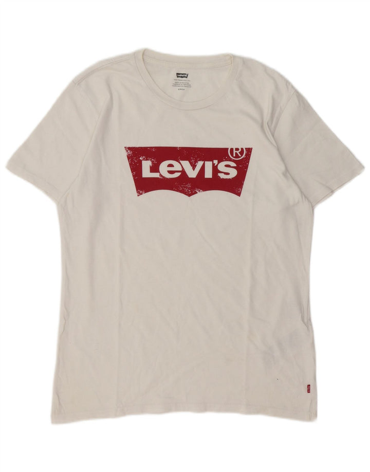 LEVI'S Majica kratkih rukava s grafičkim motivima, mali bijeli pamuk