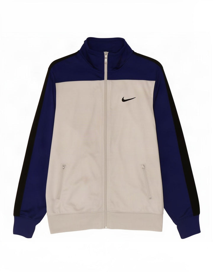 Nike ženska gornja jakna za trenirku UK 18 XL bijeli poliester u boji