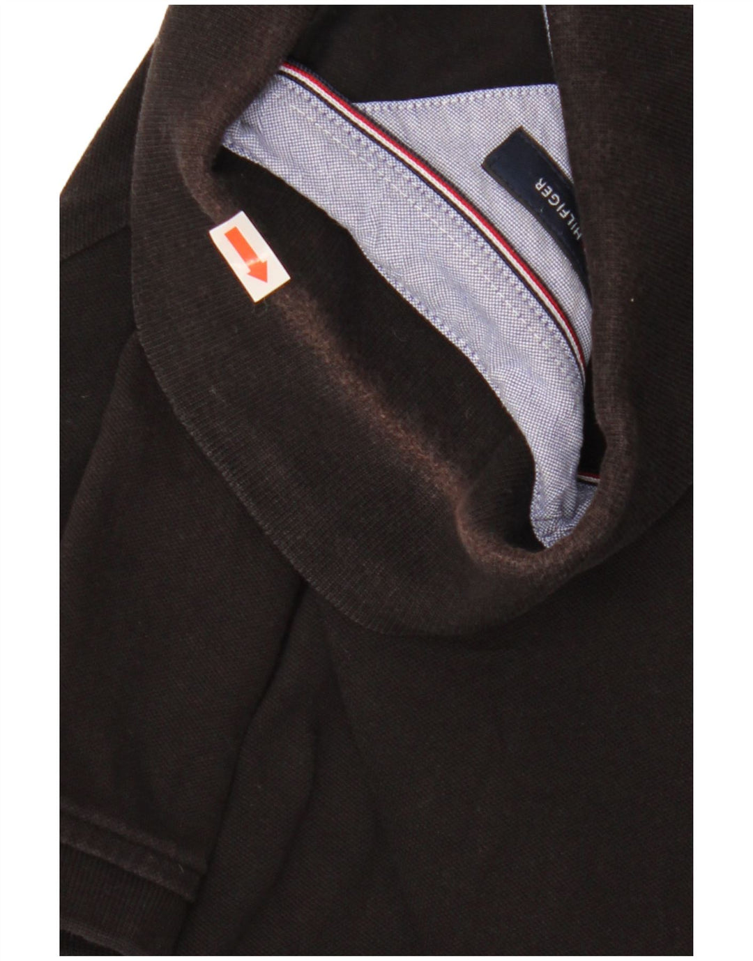 TOMMY HILFIGER Muška uska polo majica srednje crna