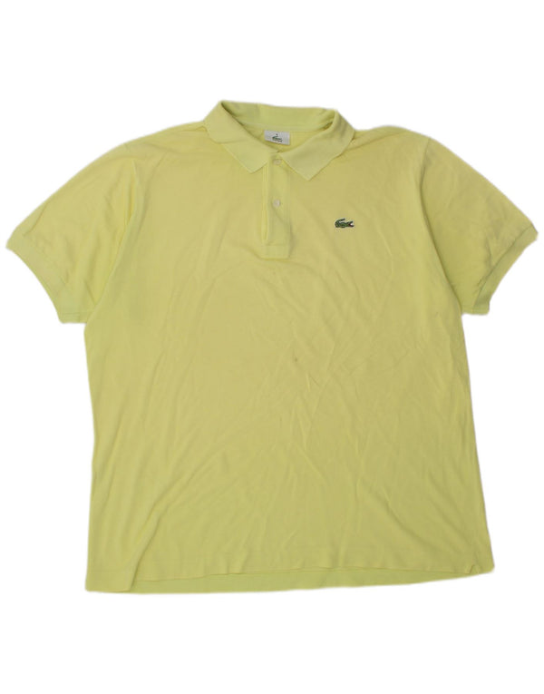 LACOSTE Muška polo majica Veličina 6 XL Žuti pamuk