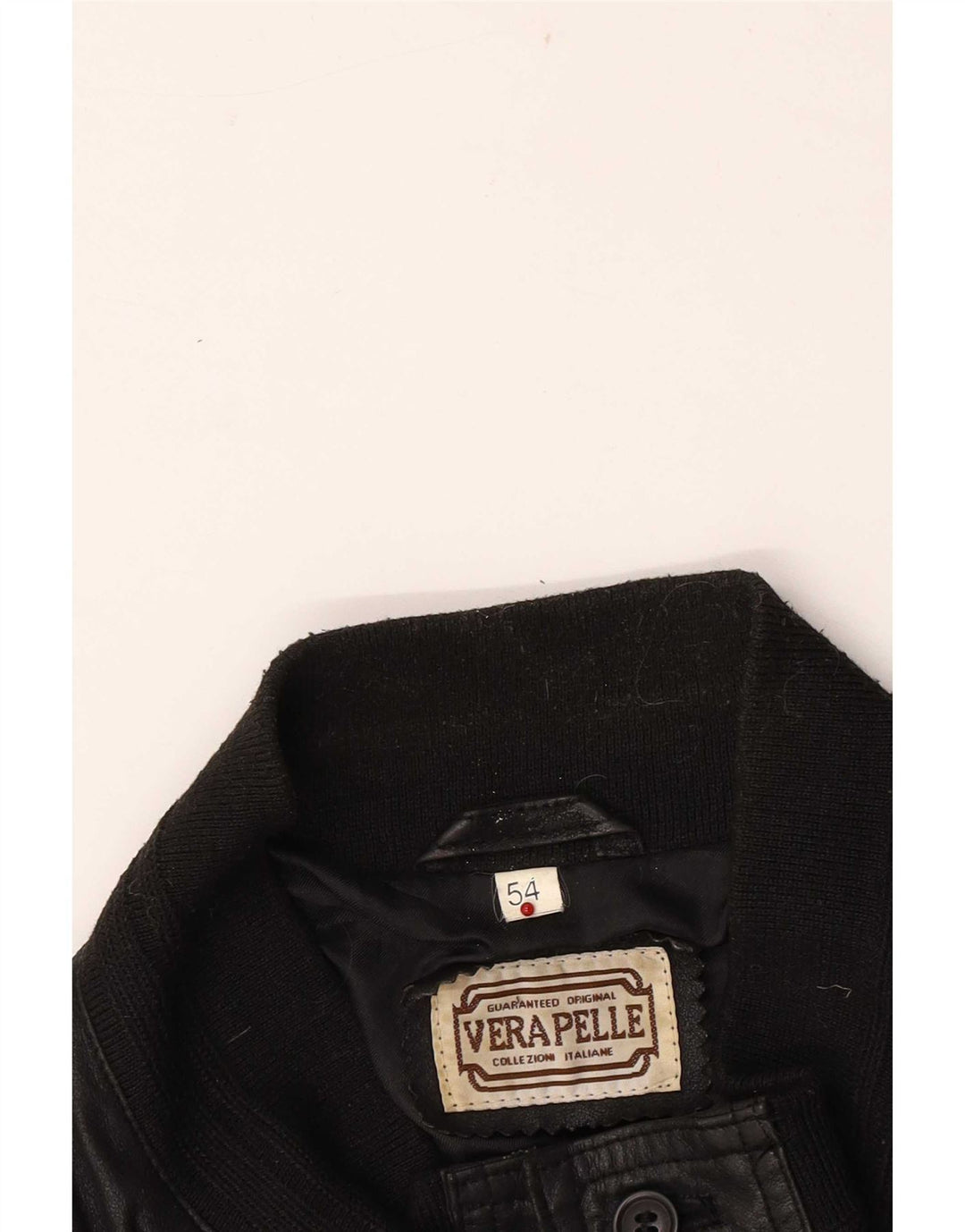 Vintage muška kožna bomber jakna IT 54 2XL crna