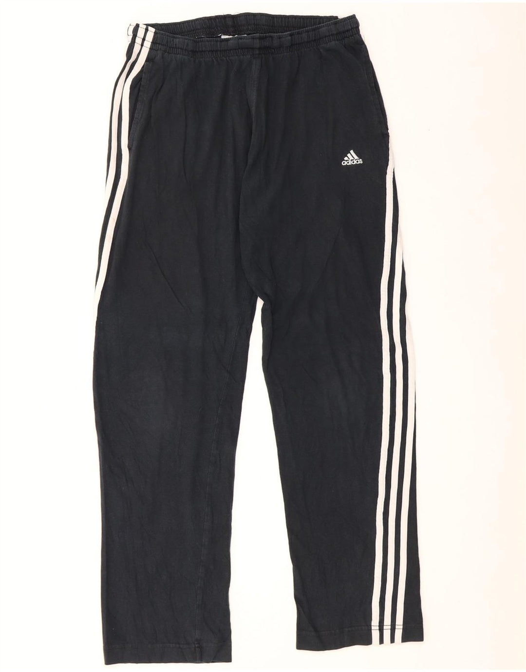 Adidas muške trenirke XL crne pamučne stripove