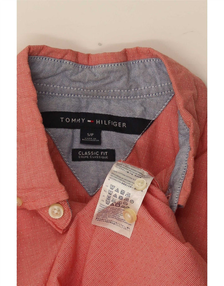 Tommy Hilfiger muška klasična košulja kratkih rukava male crvene ptičje zube
