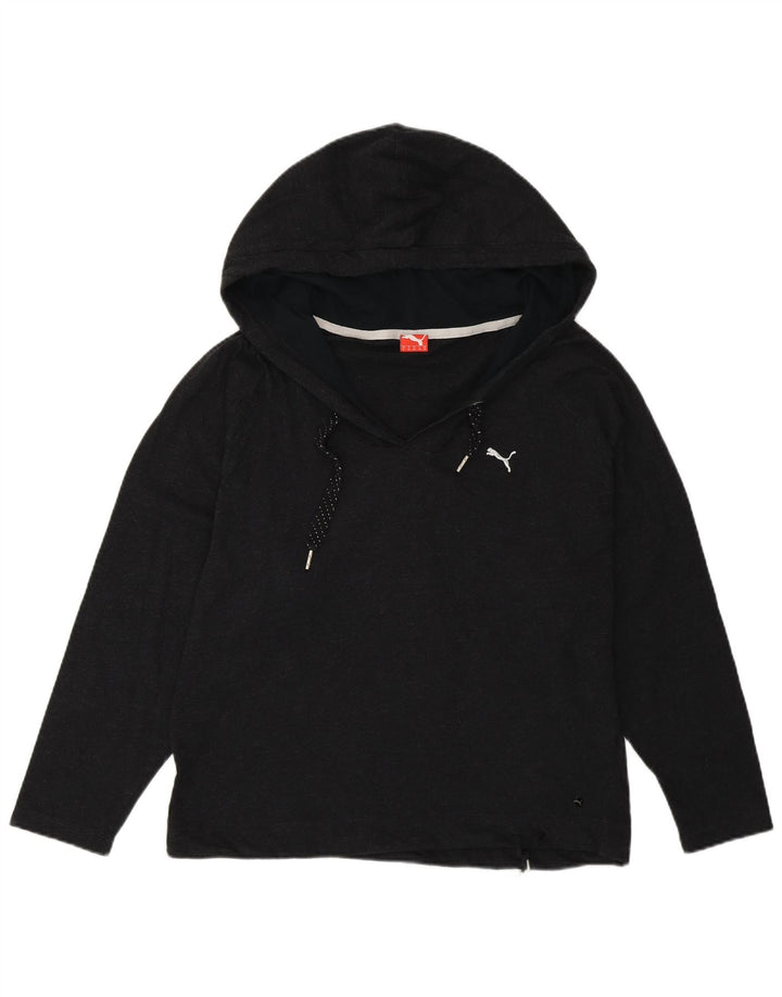 Puma velika ženska majica s kapuljačom dugih rukava UK 10 Small Grey