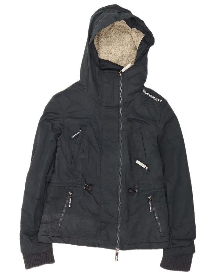 Superdry ženska vjetrovka s grafičkim motivima UK 10 Mala tamnoplava