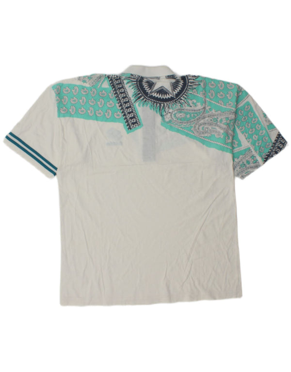 Lotto muška grafička polo majica XL bijeli pamuk