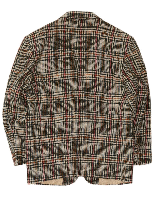 Vintage muška jakna sa 2 gumba IT 48, srednje raznobojna houndstooth