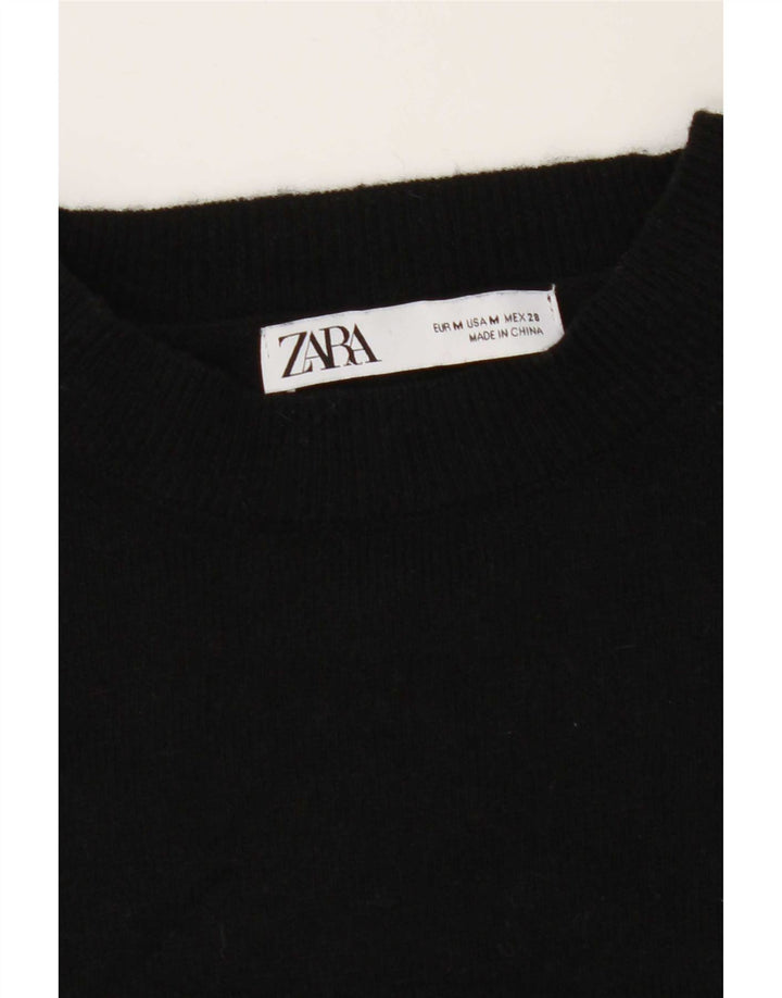Zara ženski pulover s okruglim izrezom UK 14 srednje crna