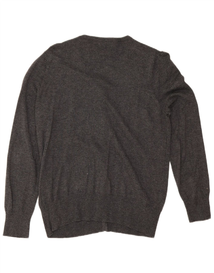 Marks & Spencer ženski kardigan pulover UK 14 Srednje siva viskoza