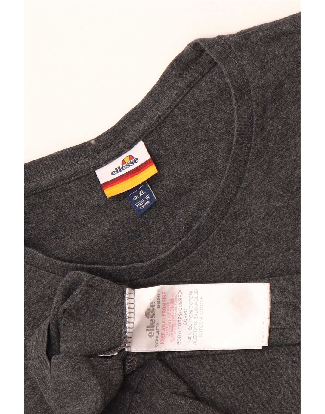 Ellesse muška majica XL sivi pamuk