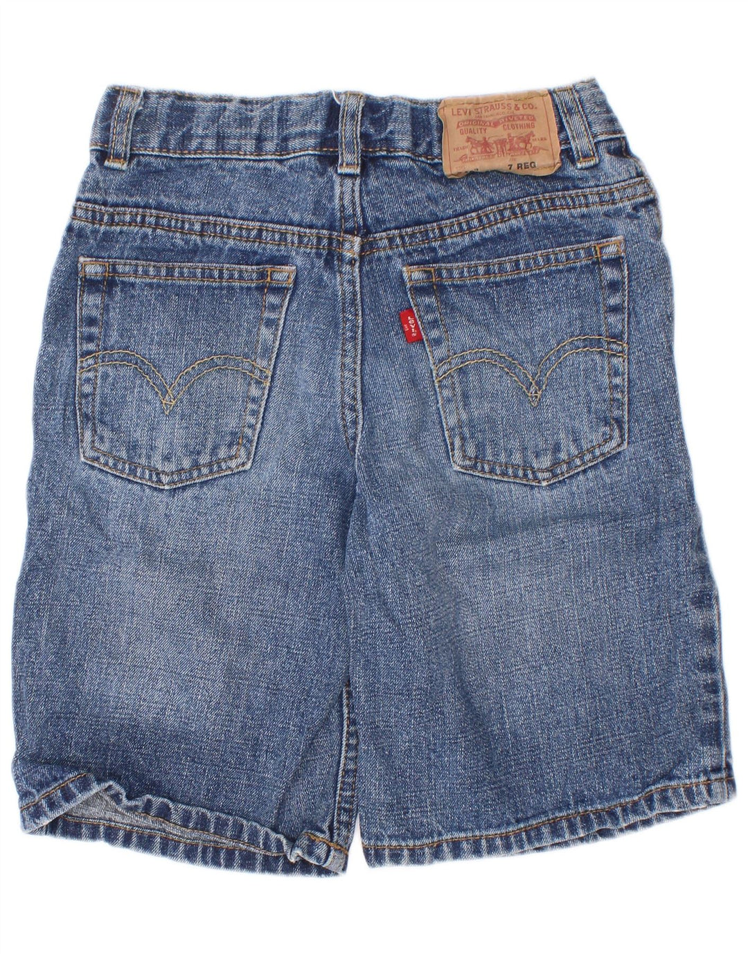 Levi's Boys traper kratke hlače 6-7 godina W24 plave ramije