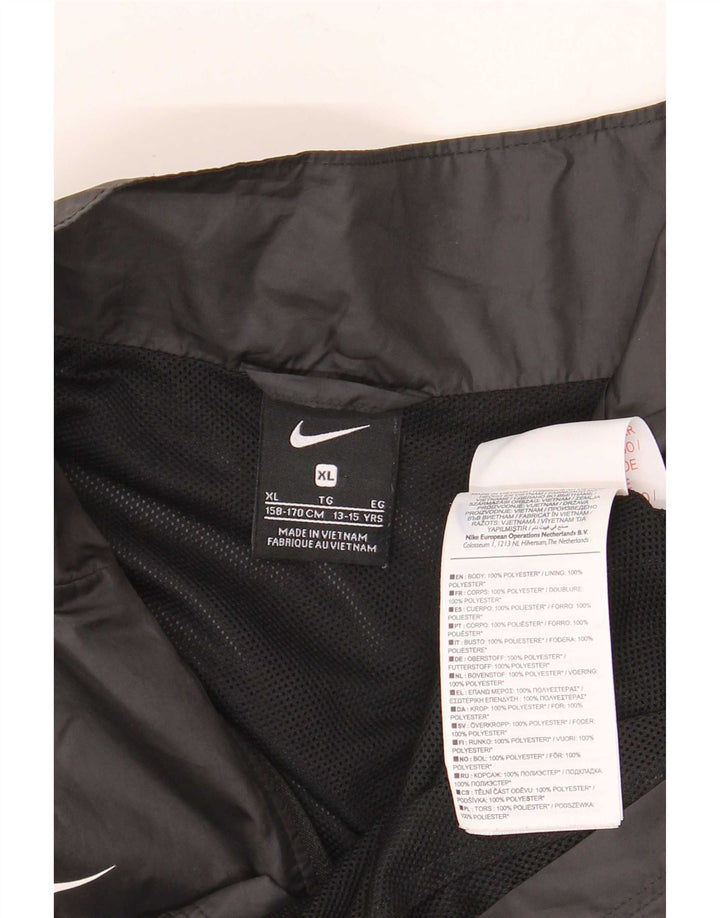 Nike Boys Trenirka Gornja jakna 13-14 godina XL crni poliester