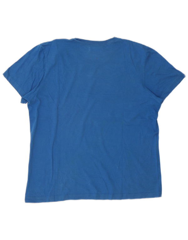 Adidas Mens Graphic T-Shirt Top Large Blue