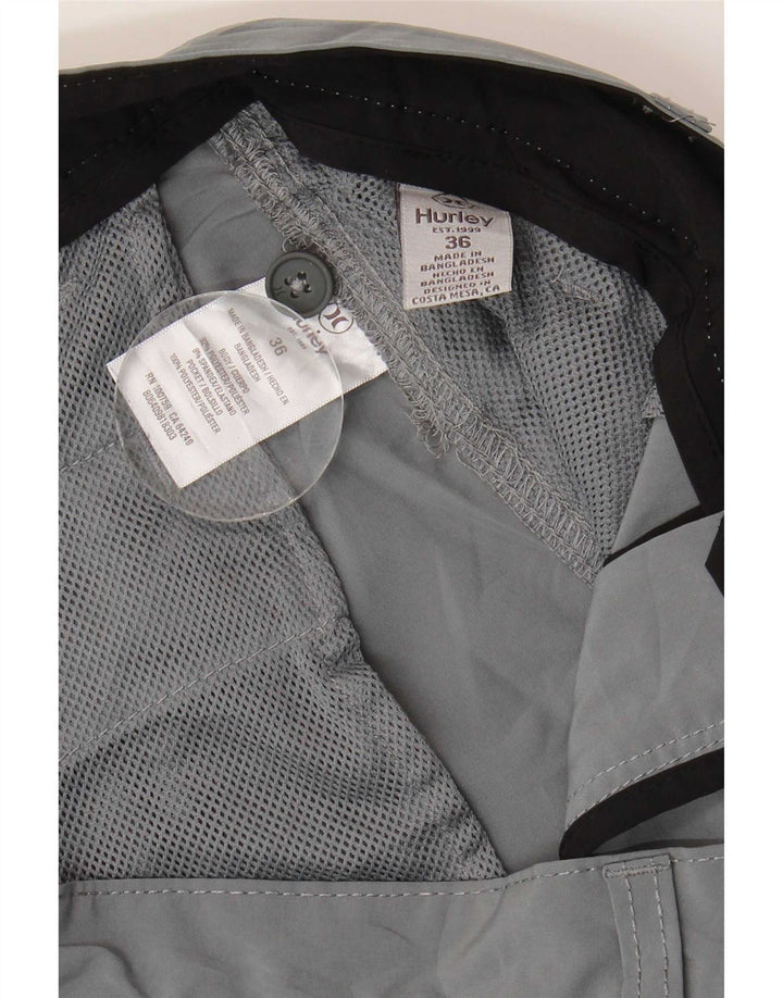Hurley muške chino kratke hlače W36 veliki sivi poliester