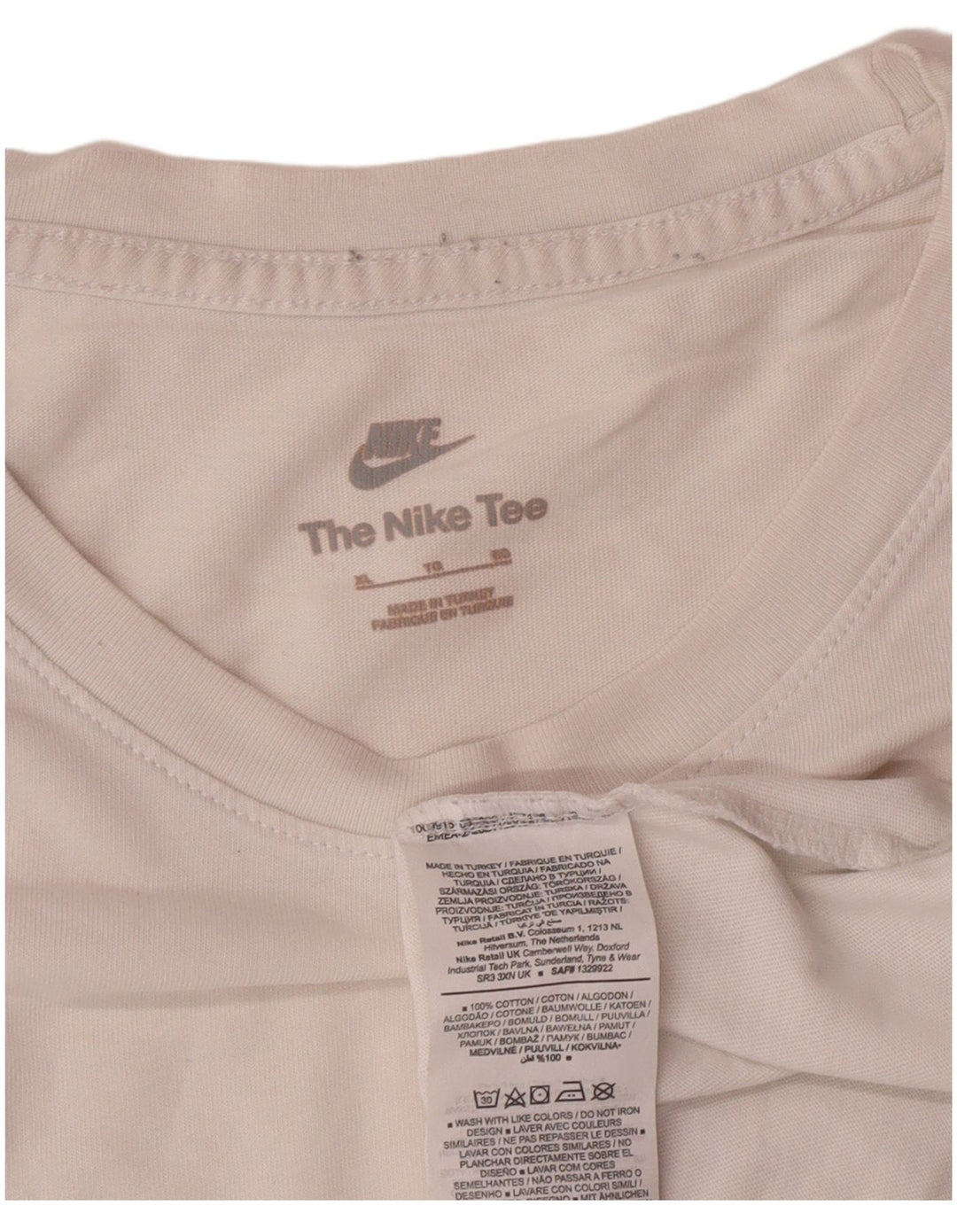 NIKE Muška majica kratkih rukava s grafičkim motivima XL, bijeli pamuk