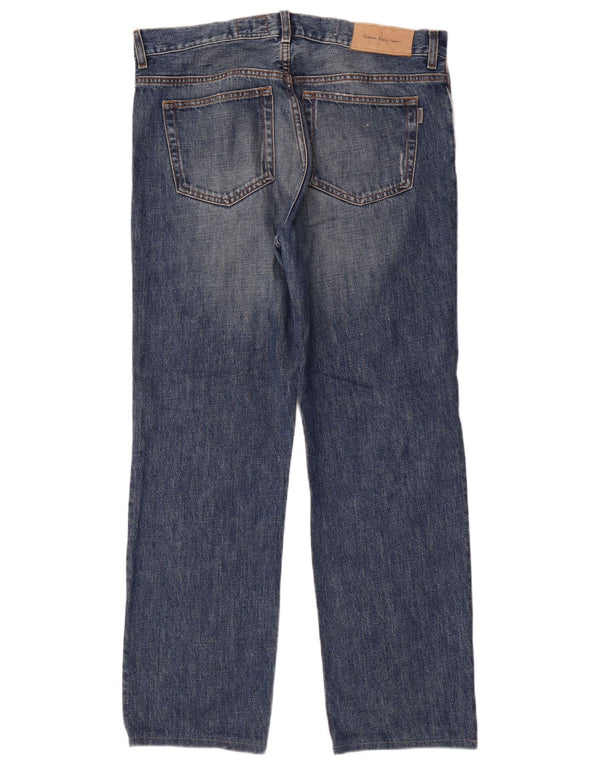 Calvin Klein muške ravne traperice W34 L30 plave