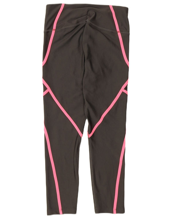 Under Armour ženske Heat Gear Capri tajice UK 12 srednje sive boje
