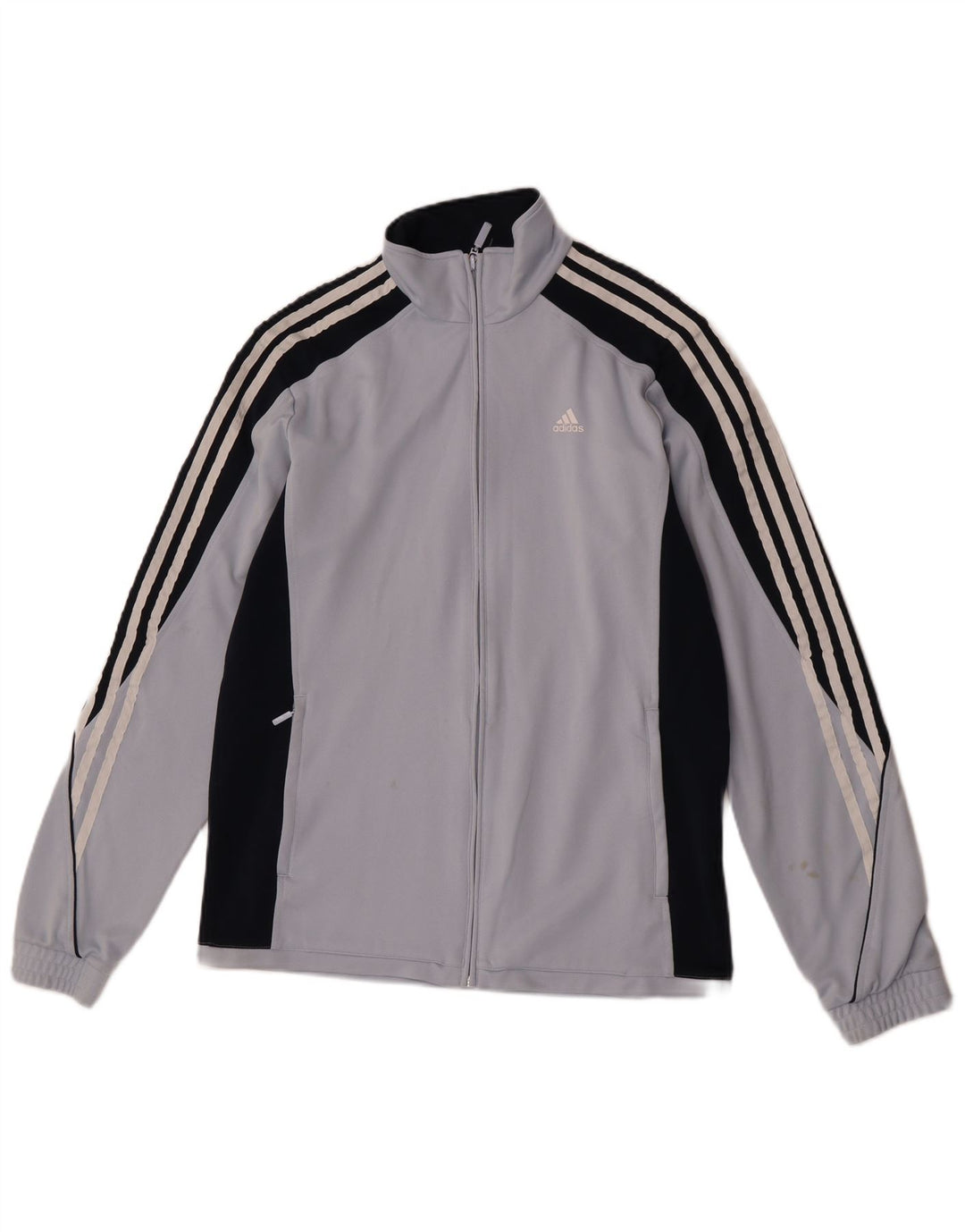 Adidas muška trenirka gornja jakna UK 40/42 poliester srednje sive boje