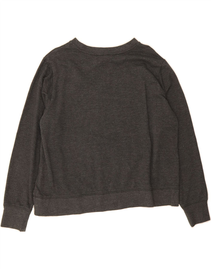 EDDIE BAUER Womens Sweatshirt Jumper UK 16 Large Grey Cotton Vintage Eddie Bauer and Second-Hand Eddie Bauer from Messina Hembry 