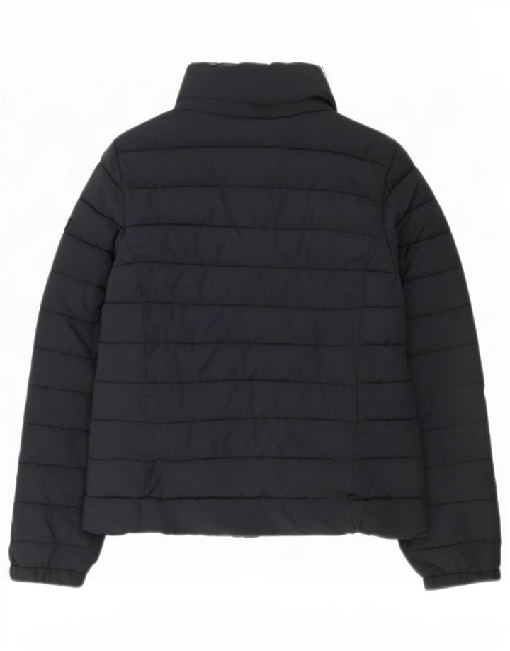 Superdry ženska podstavljena jakna UK 10 Mala tamnoplava poliester