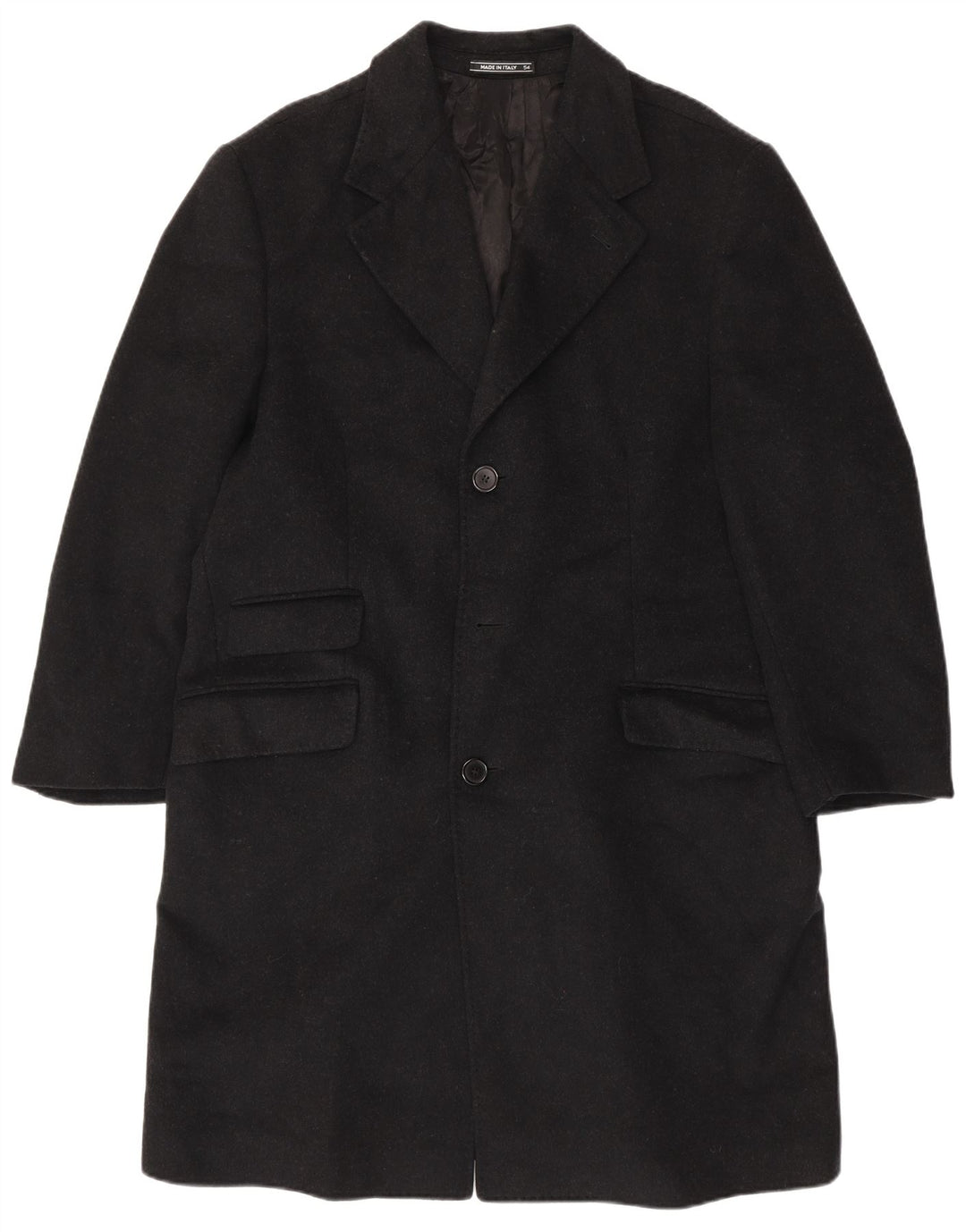 VINTAGE muški Chesterfield kaput IT 54 2XL crna vuna