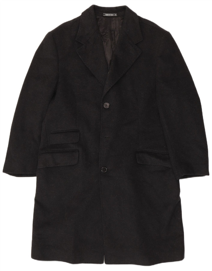 VINTAGE muški Chesterfield kaput IT 54 2XL crna vuna