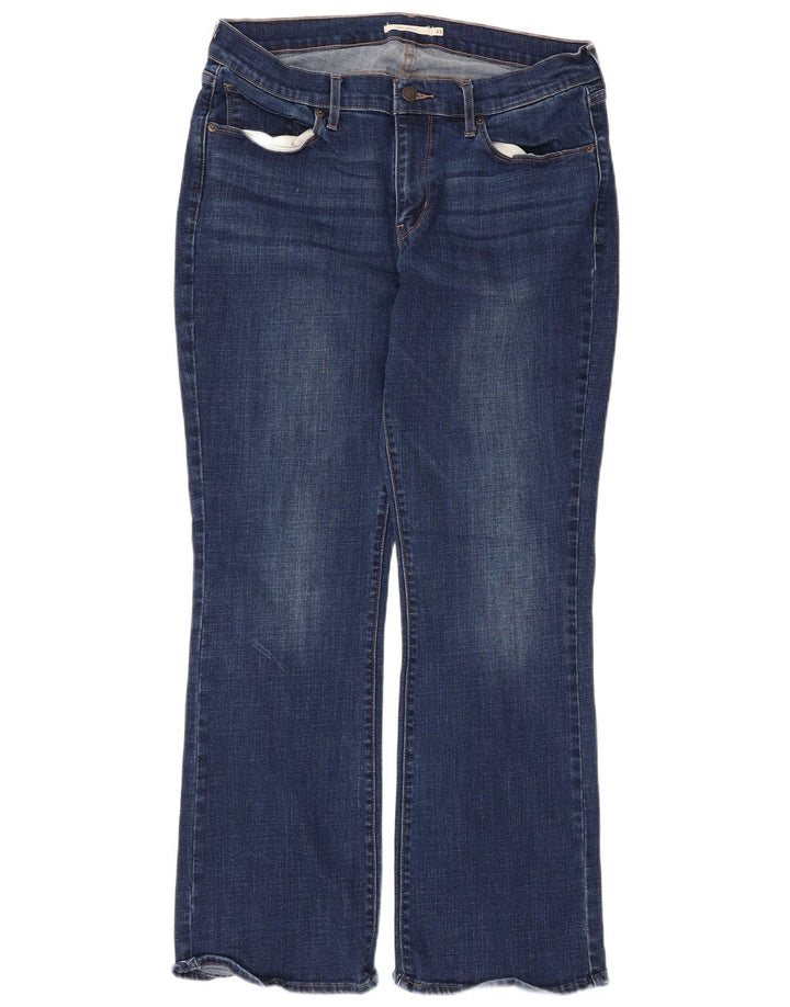 Levi's ženske traperice s curvy bootcut W33 L30 plavi pamuk