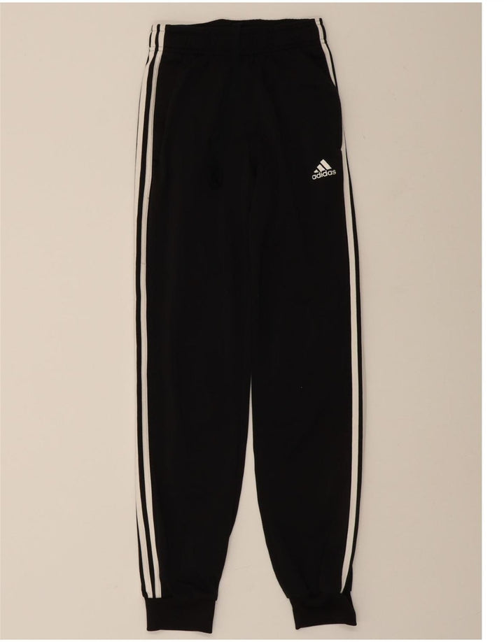 ADIDAS Mens Tracksuit Trousers Joggers XS Black Polyester Vintage Adidas and Second-Hand Adidas from Messina Hembry 