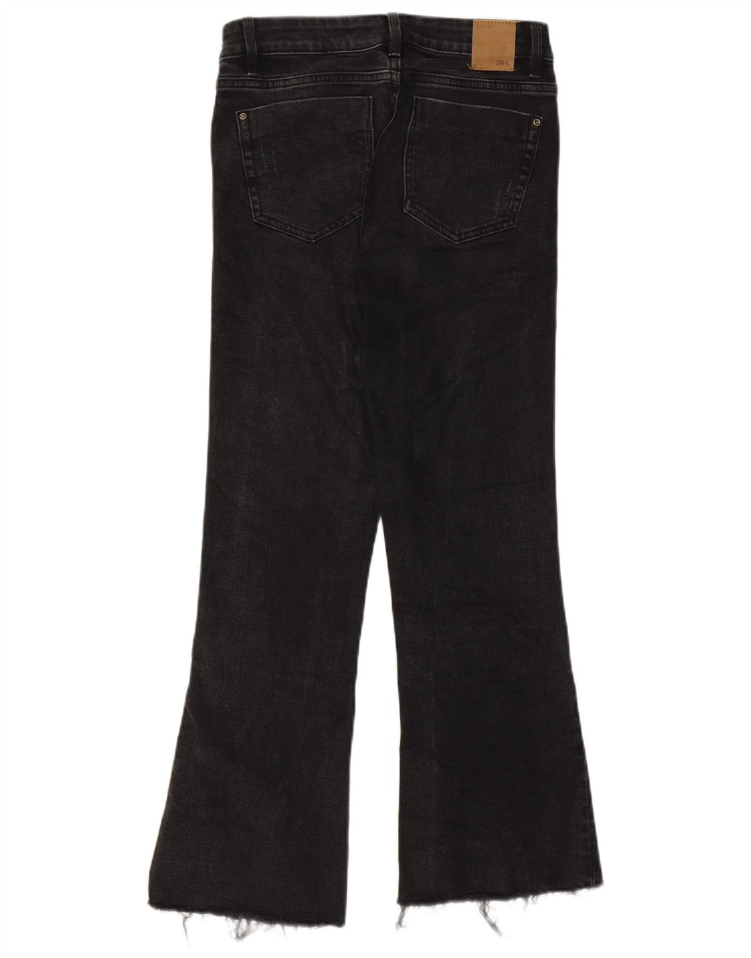Zara ženske crop bootcut traperice EU 34 2XS W24 L25 sive