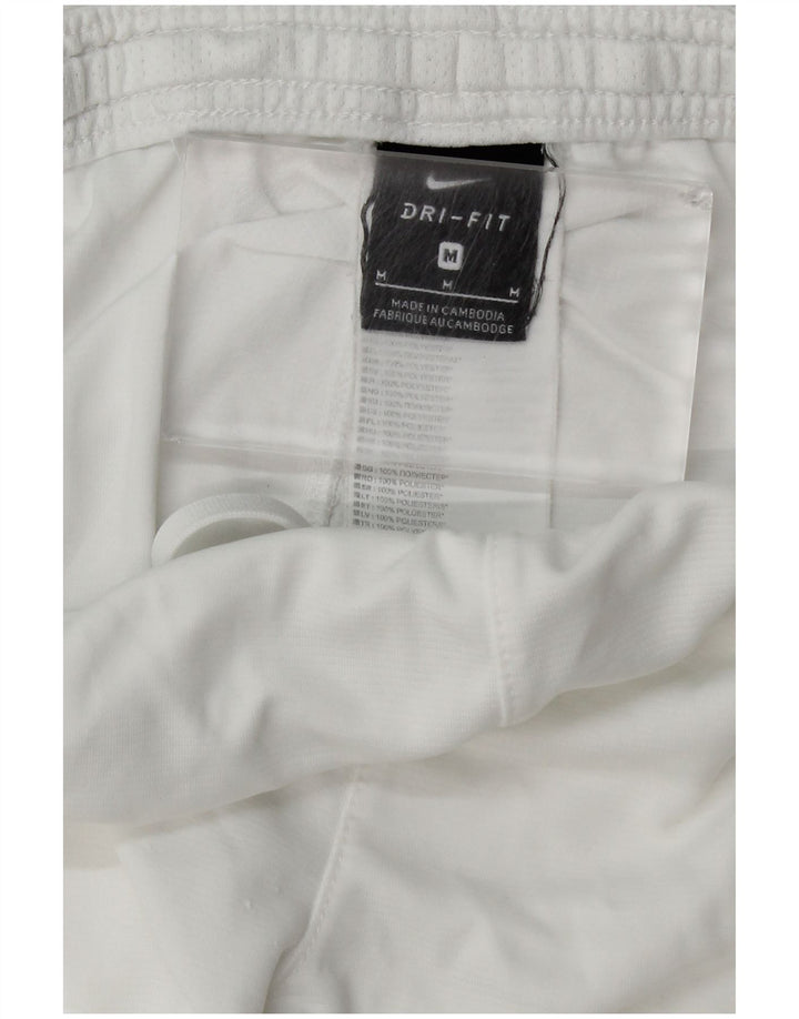 Nike muške Dri Fit sportske kratke hlače srednje bijele boje od poliestera