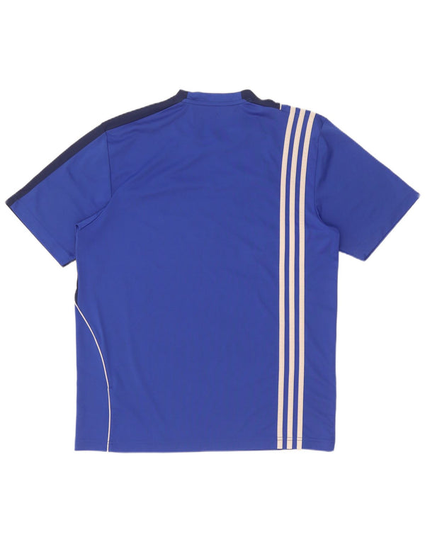 Adidas muška majica kratkih rukava Climalite Graphic UK 40/42 Medium Blue Colourblock