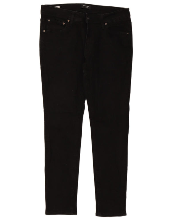 JACK & JONES Muške uske traperice Liam W34 L30 crne