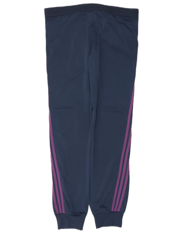 ADIDAS Ženska trenirka Hlače Joggers UK 10 Mali mornarsko plavi poliester