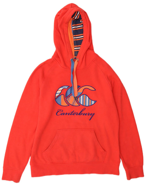 Ženska majica s kapuljačom Canterbury Uglies Graphic UK 14 Srednje crveni pamuk