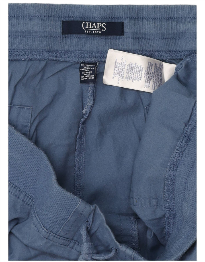 CHAPS Ženske Cargo Capri hlače 2XL W42 L19 Plavi pamuk