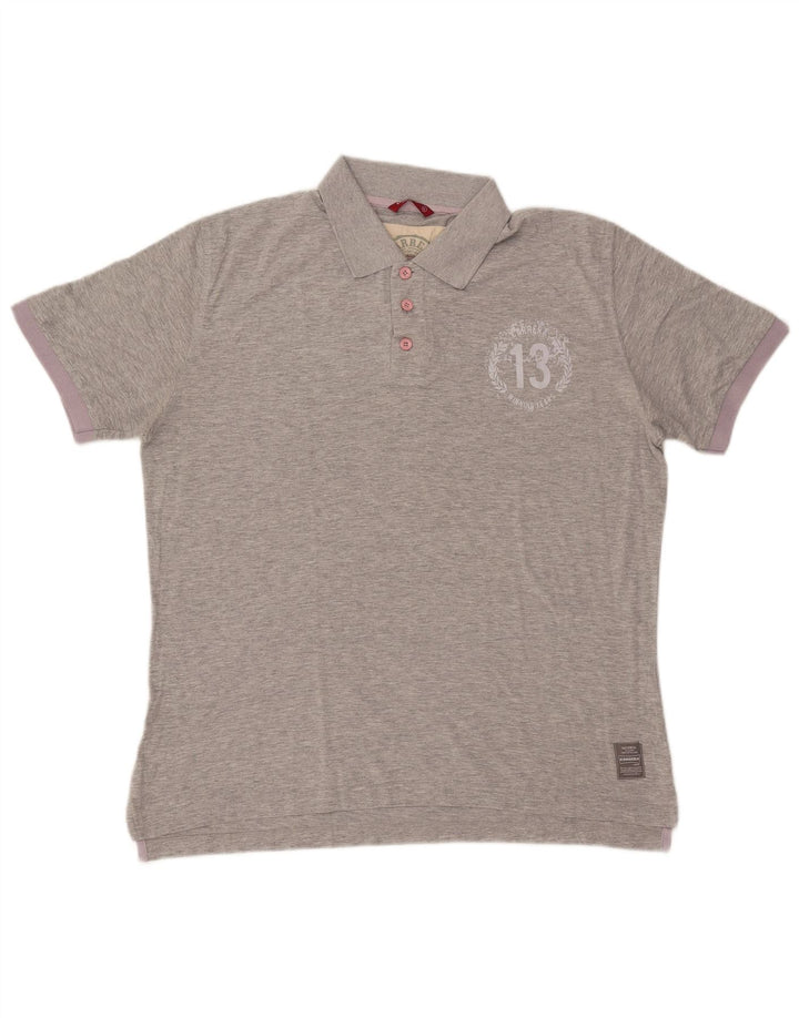 Carrera muška polo majica XL sivi flekasti pamuk