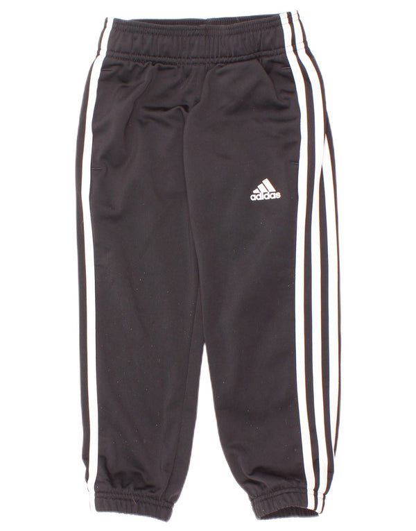 Adidas trenirka za dječake, hlače za trčanje, 3-4 godine, crni poliester