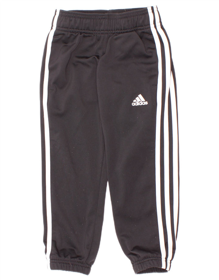 Adidas trenirka za dječake, hlače za trčanje, 3-4 godine, crni poliester